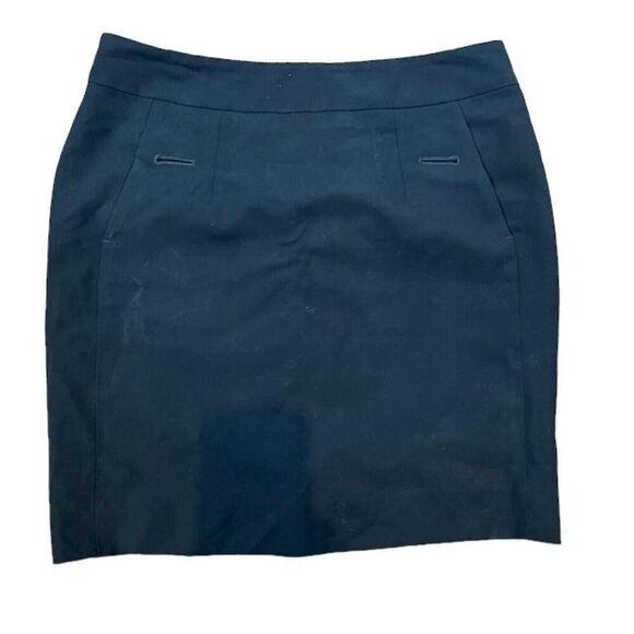 Reiss Pencil Mini Skirt Black Pockets Lined Size 8 - Picture 1 of 9